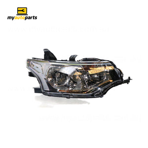 Halogen Head Lamp Drivers Side Genuine Suits Mitsubishi Outlander ZJ 2012 to 2015