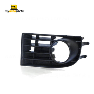 Black Front Bar Grille With Fog Light Mount Drivers Side Certified Suits Volkswagen Golf MK 5 7/2004 to 2/2009