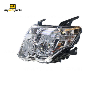 Xenon Head Lamp Passenger Side Genuine Suits Mitsubishi Pajero NW 2011 to 2014