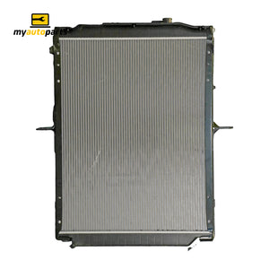 Radiator 50 mm ct 50 / Plastic Aluminium 800 x 618 x 56 mm Manual Aftermarket Suits Isuzu Truck F Series FSR/FTR/FVR/FTS/FTR/FSS 1996 to 2021