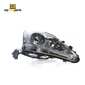 Halogen Head Lamp Drivers Side Genuine Suits Lexus IS250 Sports/Prestige GSE20 2005 to 2010