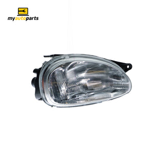 Head Lamp Drivers Side Certified Suits Holden Barina SB 1994 to 2001