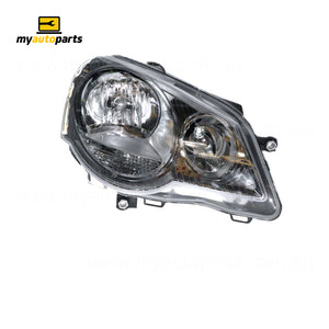 Halogen Head Lamp Drivers Side Certified Suits Volkswagen Polo 9N 2005 to 2010