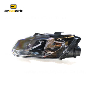 Halogen Head Lamp Passenger Side Certified Suits Volkswagen Polo 6R 2014 to 2018