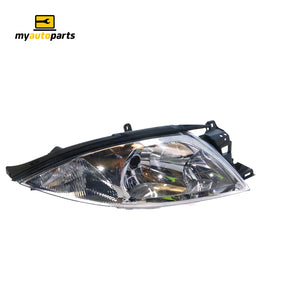 Chrome Halogen Head Lamp Drivers Side Certified Suits Ford Falcon Fairmont/Ghia AU2/AU3 2000 to 2002