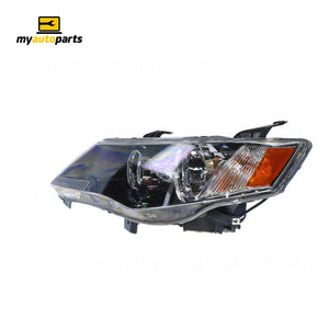 Xenon Head Lamp Black Passenger Side Genuine Suits Mitsubishi Outlander ZG 2006 to 2009