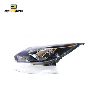 Black Head Lamp Passenger Side Certified Suits Ford Focus LW 2011 to 2012