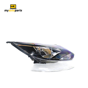 Black Head Lamp Drivers Side Certified Suits Ford Focus LW 2011 to 2012