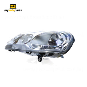 Halogen Head Lamp Passenger Side Certified Suits Volkswagen Polo 9N 2005 to 2010