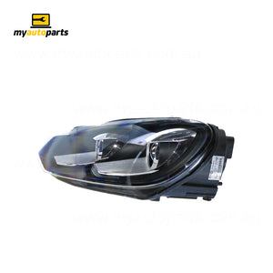 Xenon Chrome Head Lamp Passenger Side OES Suits Volkswagen Golf MK 6 2009 to 2013