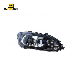 Halogen Head Lamp Drivers Side Certified Suits Volkswagen Polo Trendline 6R 2010 to 2014