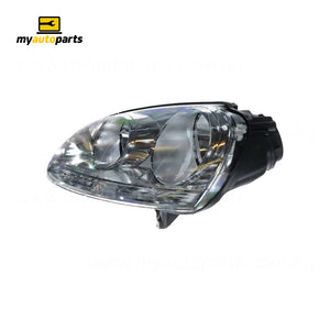 Chrome Head Lamp Passenger Side Certified suits Volkswagen Golf/Jetta 2004 to 2011