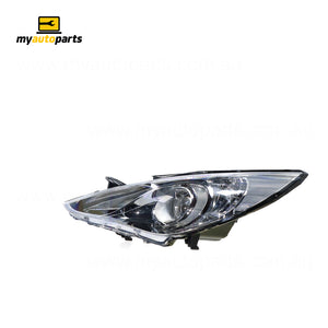 Halogen Head Lamp Passenger Side Certified Suits Hyundai i45 YF 2010 to 2013