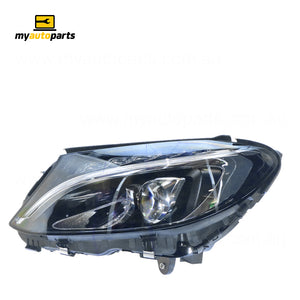 LED Head Lamp Passenger Side Genuine suits Mercedes-Benz C Class 2014 On
