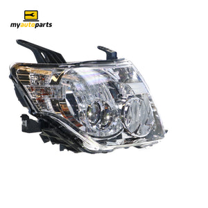 Xenon Head Lamp Drivers Side Genuine Suits Mitsubishi Pajero NW 2011 to 2014