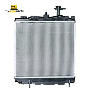 Radiator 29 / 29 mm Plastic Aluminium 375 x 402 x 16 mm Manual 1.2L L 2A92 Aftermarket Suits Mitsubishi Mirage LA 2014 to 2016