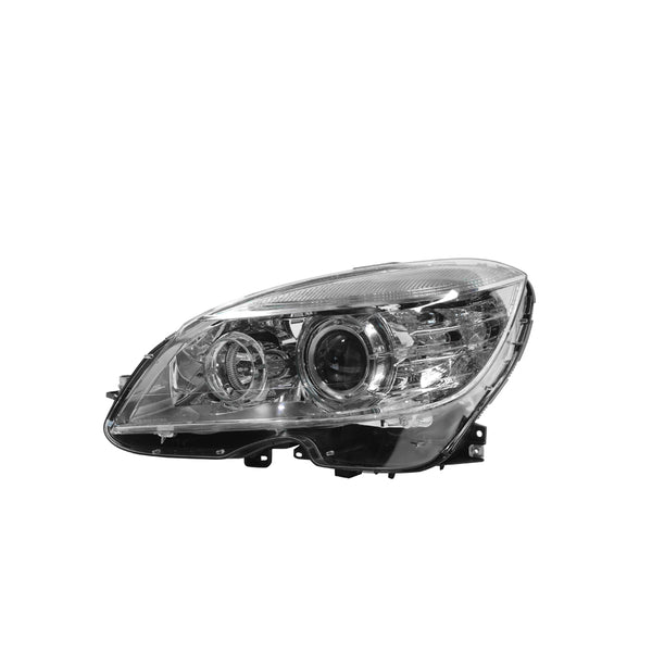 Bi-Xenon Head Lamp Passenger Side Certified suits Mercedes-Benz C Class 2007 to 2011