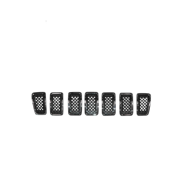 Chrome/Black Grille OEM Suits Jeep Cherokee KL 2018 to 2021
