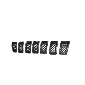 Chrome/Black Grille OEM Suits Jeep Cherokee KL 2018 to 2021