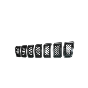 Black Grille OEM Suits Jeep Cherokee KL 2018 to 2021