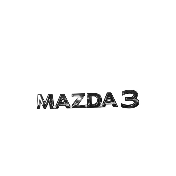 Boot lid Emblem "Mazda3" OEM suits Mazda 3 BP Sedan 2019 On