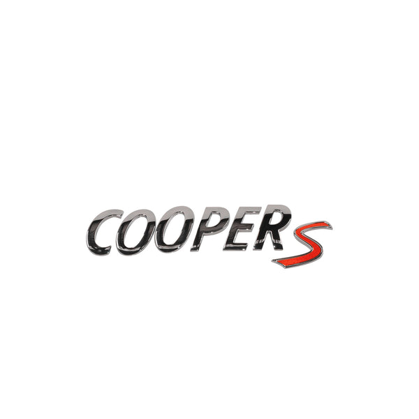 OEM Bootlid Emblem suits Mini Cooper F55, R55, R58, R60, F60, R52, R53, R61, F56, R50, R56, R57, R59 2002 to 2017