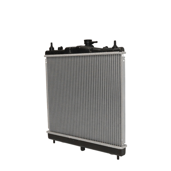 Radiator 28 / 28 mm Plastic Aluminium 380 x 448 x 16 mm Manual/Auto 1.4L L CR14DE Aftermarket Suits Nissan Micra K12 2007 to 2010
