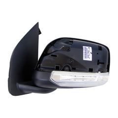 Black Door Mirror Electric Adjust Passenger Side OEM Suits Nissan Navara D40 2010 to 2015