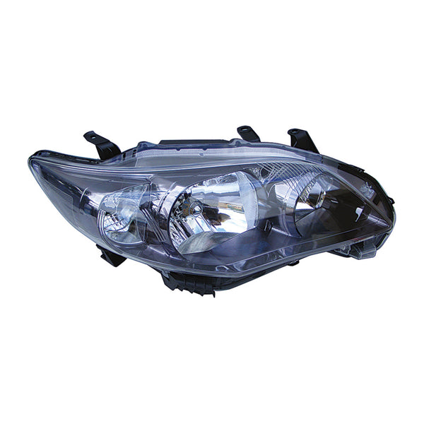 Halogen Head Lamp Drivers Side OEM Suits Toyota Corolla ZRE152R 2010 to 2013
