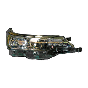 Halogen Head Lamp Drivers Side Certified Suits Toyota Corolla ZRE172R 2016 to 2019