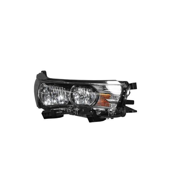 Halogen Head Lamp with Mould Drivers Side OEM Suits Toyota Corolla ZRE172R 2013 to 2016