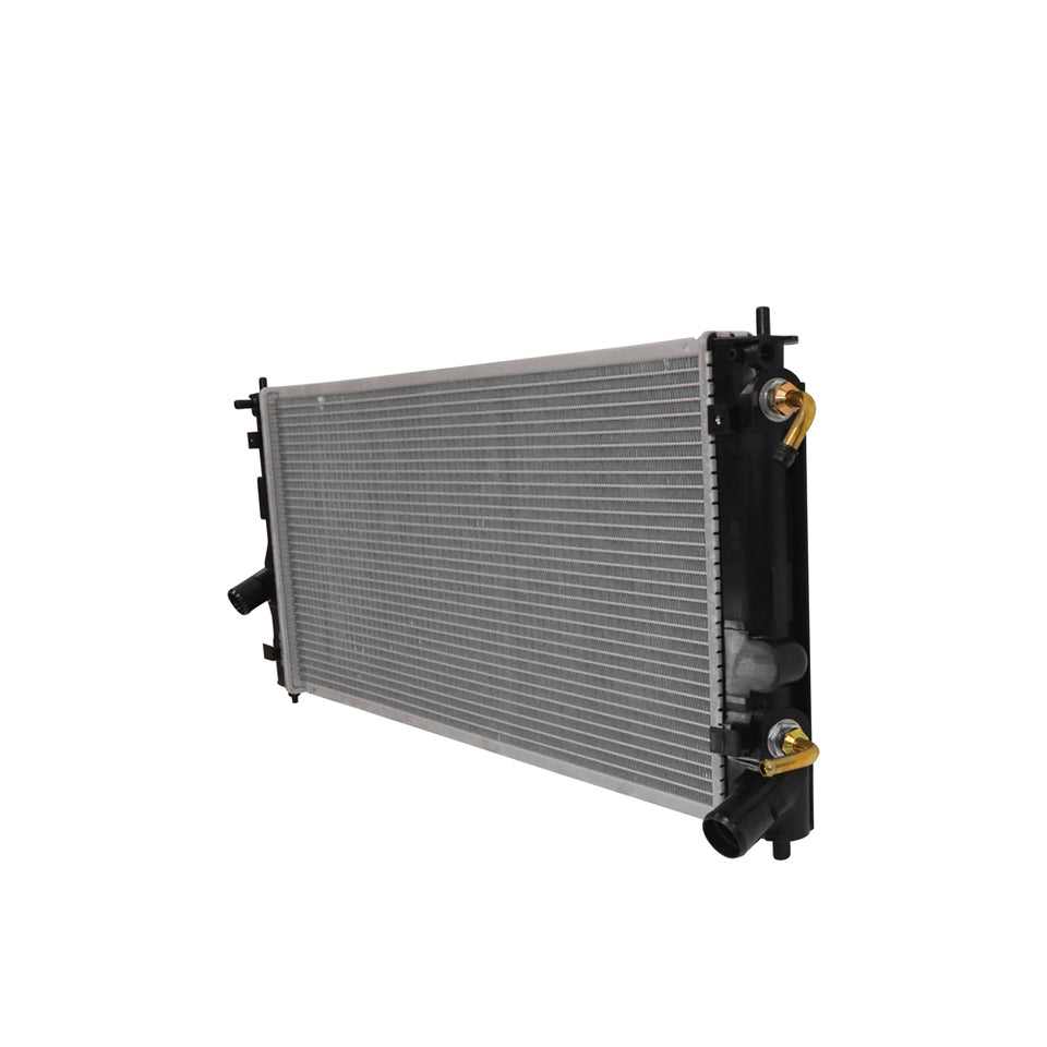 Radiator 34 / 34 mm Plastic Aluminium 650 x 318 x 16 mm Mauto 1.8 L 2ZZ Aftermarket Suits Toyota Celica ZZT231R 1999 to 2005