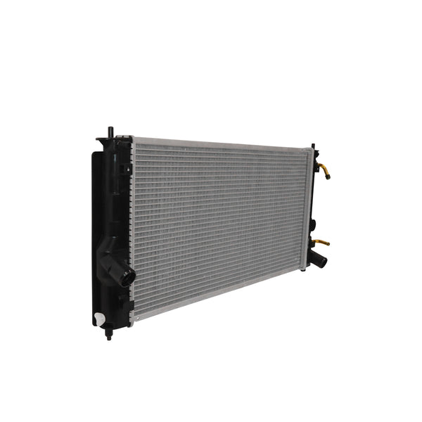 Radiator 34 / 34 mm Plastic Aluminium 650 x 318 x 16 mm Mauto 1.8 L 2ZZ Aftermarket Suits Toyota Celica ZZT231R 1999 to 2005