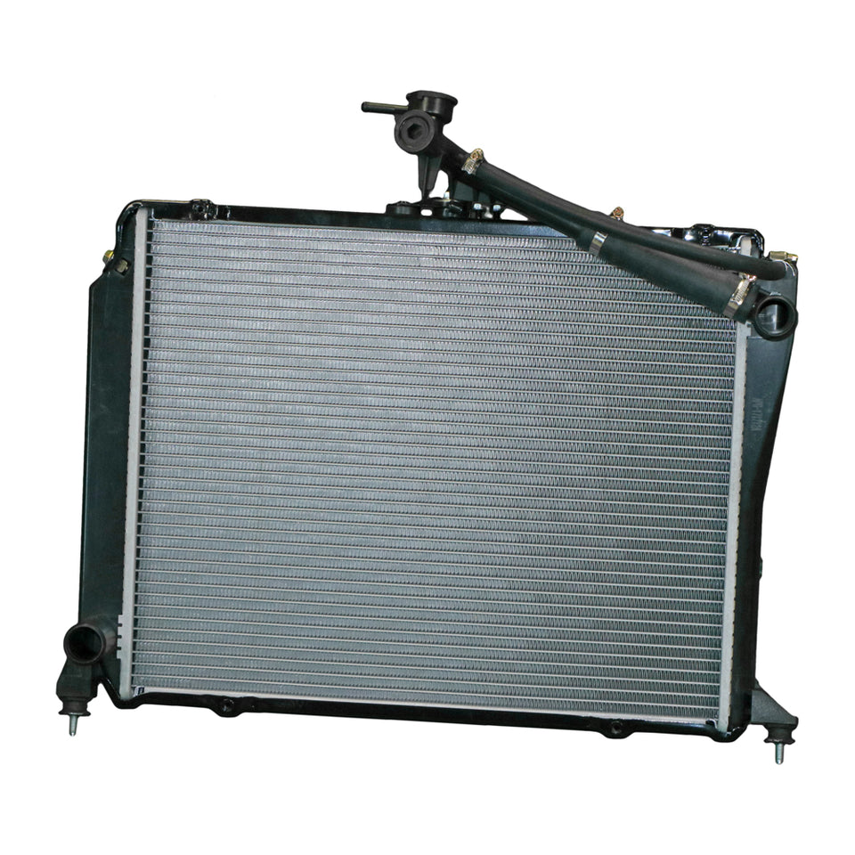 Radiator 35 / 35 mm Plastic Aluminium 500 x 400 x 32 mm Manual 2.4 L 2RZ Aftermarket Suits Toyota Hiace RZH / LH10# 1989 to 2005