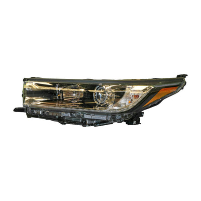 Halogen Head Lamp with Auto High Beam Passenger Side Genuine Suits Toyota Kluger Grande GSU50R/GSU55R 2016 On