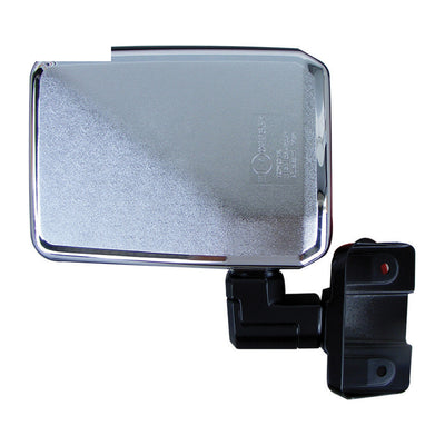 Chrome Door Mirror Passenger Side Aftermarket suits Toyota Landcruiser 70 Series 1990 to 2016