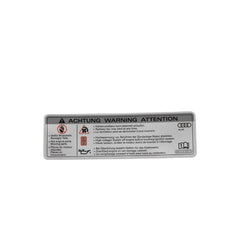 Warning Decal OEM suits Audi