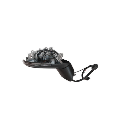 Black Door Mirror Drivers Side OEM Suits Volkswagen Touareg 7P 2011 to 2015