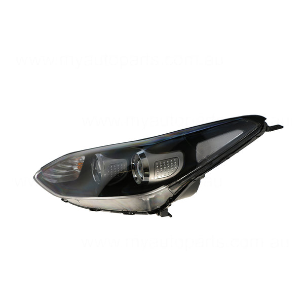 Bi-Xenon Head Lamp Passenger Side OEM Suits Kia Sportage QL 2015 to 2018