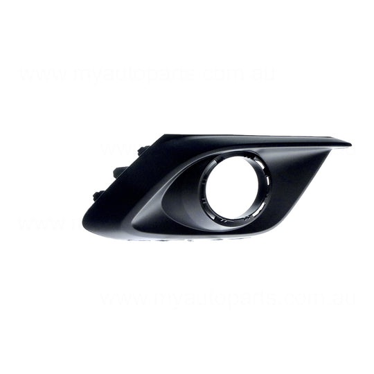 Black Front Bar Grille With Fog Light Mount Drivers Side OEM suits Mazda 3 BM Hatch 2/2014 to 6/2016
