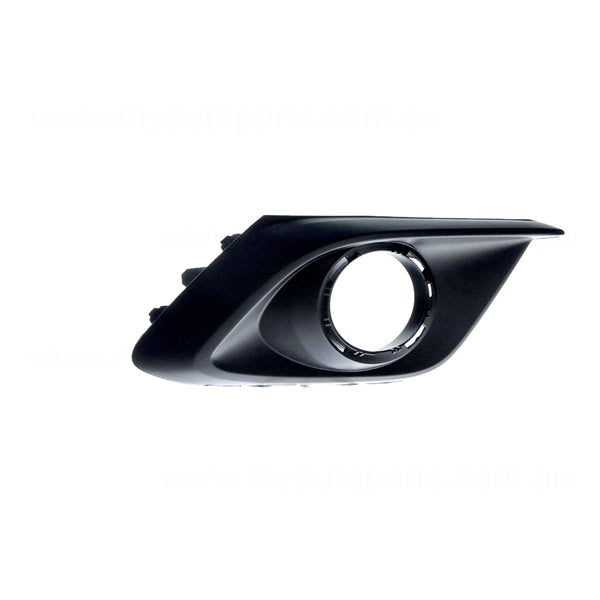 Black Front Bar Grille With Fog Light Mount Drivers Side OEM suits Mazda 3 BM Hatch 2/2014 to 6/2016