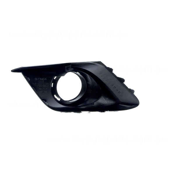 Black Front Bar Grille With Fog Light Mount Drivers Side OEM suits Mazda 3 BM Hatch 2/2014 to 6/2016