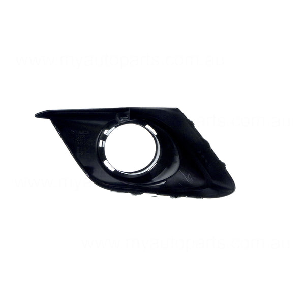 Black Front Bar Grille With Fog Light Mount Drivers Side OEM suits Mazda 3 BM Hatch 2/2014 to 6/2016