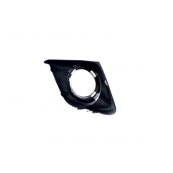 Black Front Bar Grille With Fog Light Mount Drivers Side OEM suits Mazda 3 BM Hatch 2/2014 to 6/2016