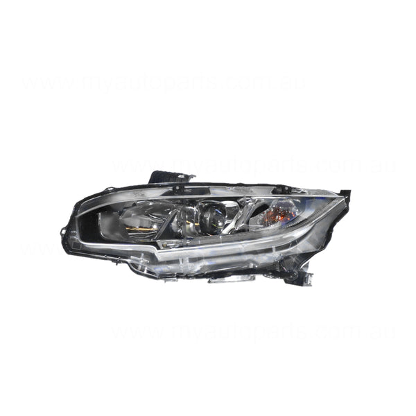 Head Lamp Passenger Side OEM suits Honda Civic 2016 On