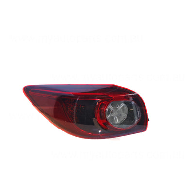 LED Tail Lamp Passenger Side Certified suits Mazda 3 SP25/XD BN/BM Hatch 11/2013 to 3/2019
