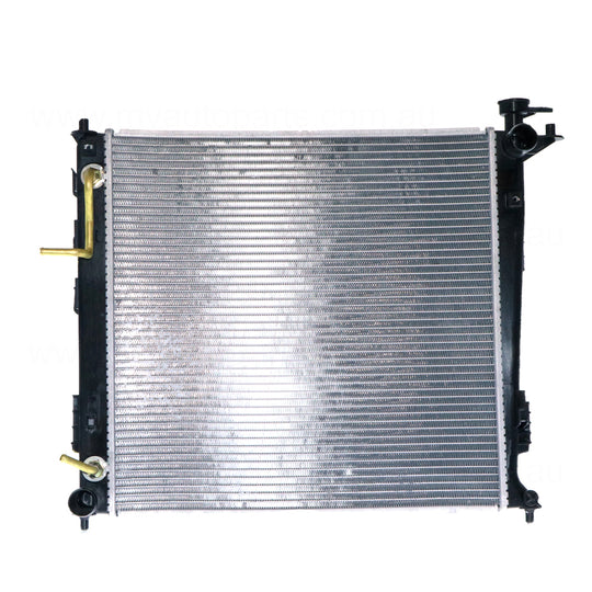 Radiator Plastic Aluminium 485 x 485 x 16 mm Automatic 2.0 L D4HA Aftermarket Suits Kia Sportage SL 2010 to 2013