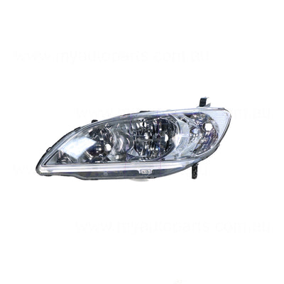 Head Lamp Passenger Side OEM Suits Honda Civic ES 2004 to 2006