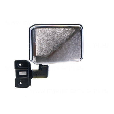 Chrome Door Mirror Drivers Side Genuine suits Toyota Landcruiser 70 Series 1990 to 2016