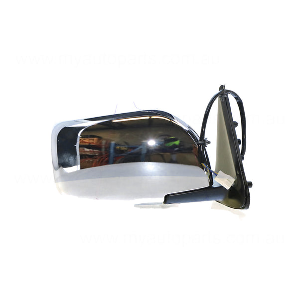 Chrome Door Mirror Drivers Side OEM Suits Nissan Patrol GU/Y61 Wagon 2004 to 2016